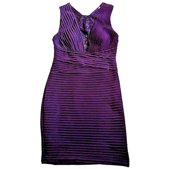 Calvin Klein Dresses & Skirts - NWOT! Calvin Klein plum lace embellished dress size 10
